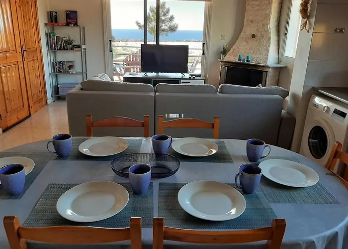 Gavriel - With Breathtaking Sea View, With Private Pool, Secluded, Huge Outdoor Space, Mountain Views * Peyia