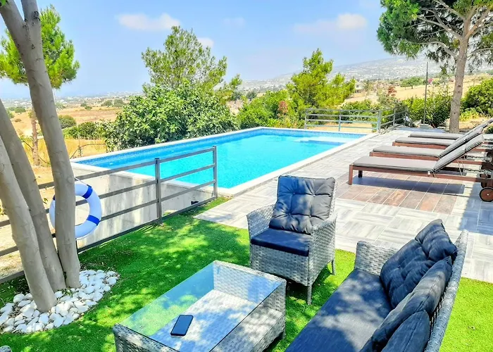 Villa Gavriel - With Breathtaking Sea View, With Private Pool, Secluded, Huge Outdoor Space, Mountain Views *