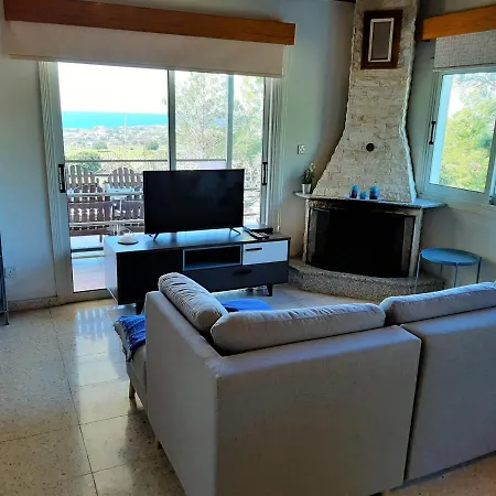 Gavriel - With Breathtaking Sea View, With Private Pool, Secluded, Huge Outdoor Space, Mountain Views فيلة *