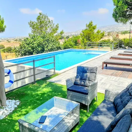 Villa Gavriel - With Breathtaking Sea View, With Private Pool, Secluded, Huge Outdoor Space, Mountain Views *