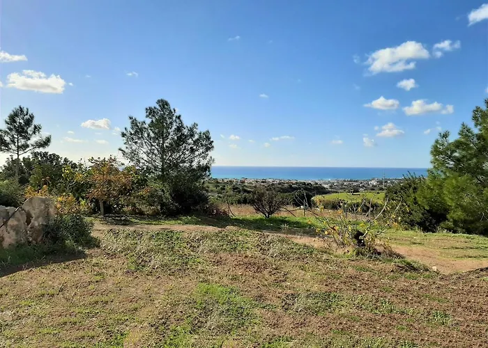 Gavriel - With Breathtaking Sea View, With Private Pool, Secluded, Huge Outdoor Space, Mountain Views Peyia