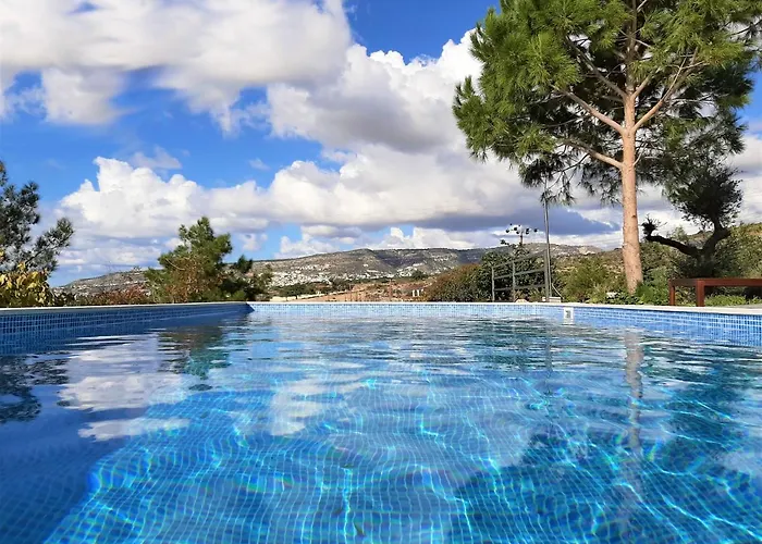 Gavriel - With Breathtaking Sea View, With Private Pool, Secluded, Huge Outdoor Space, Mountain Views Villa Peyia